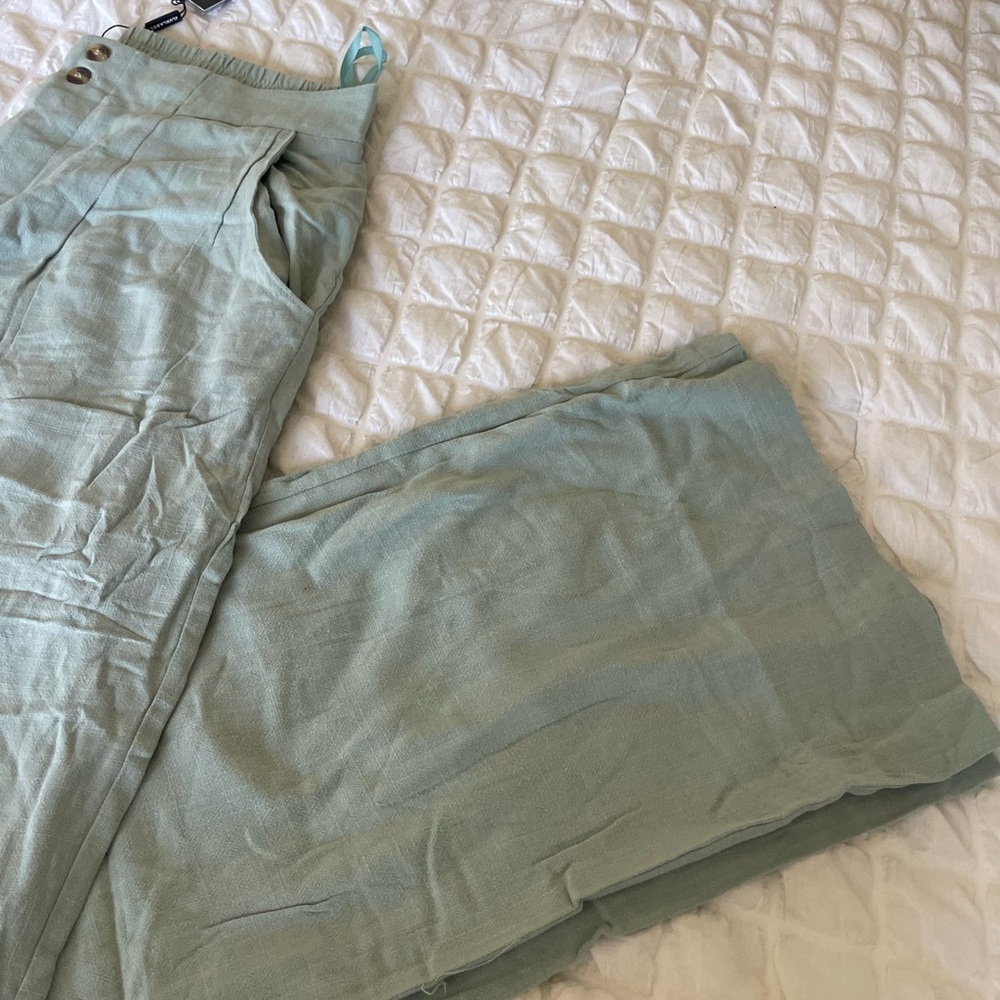 JLUXLABEL Sage Thea Linen Wide Leg Pants - Picture 9 of 16